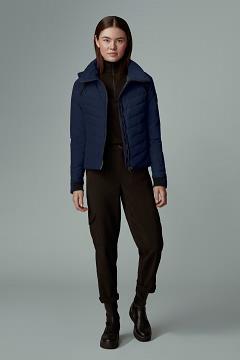 Chamarras Canada Goose Mujer Mexico - HyBridge Chaqueta De Plumas Azul Oscuro Marino GR4538726